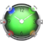 Logo of Colorful Glass Clock android Application 