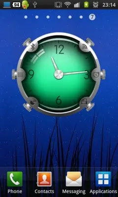 Colorful Glass Clock android App screenshot 2