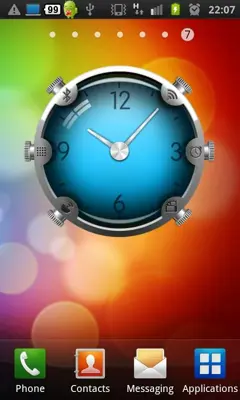 Colorful Glass Clock android App screenshot 4